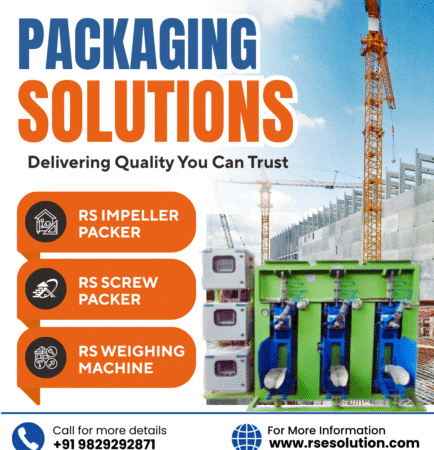 An automatic powder filling machine from leading packaging machine manufacturers in Rajasthan.