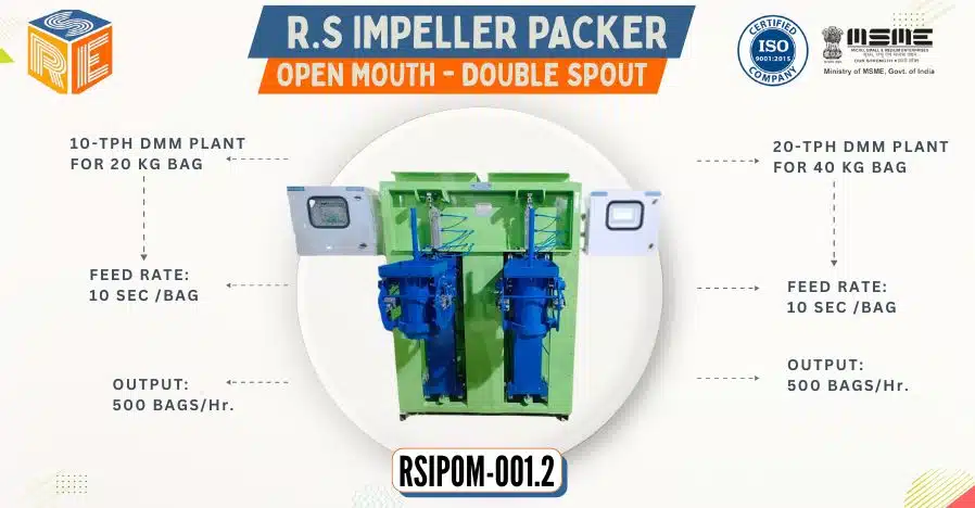 R.S. Open mouth double spout